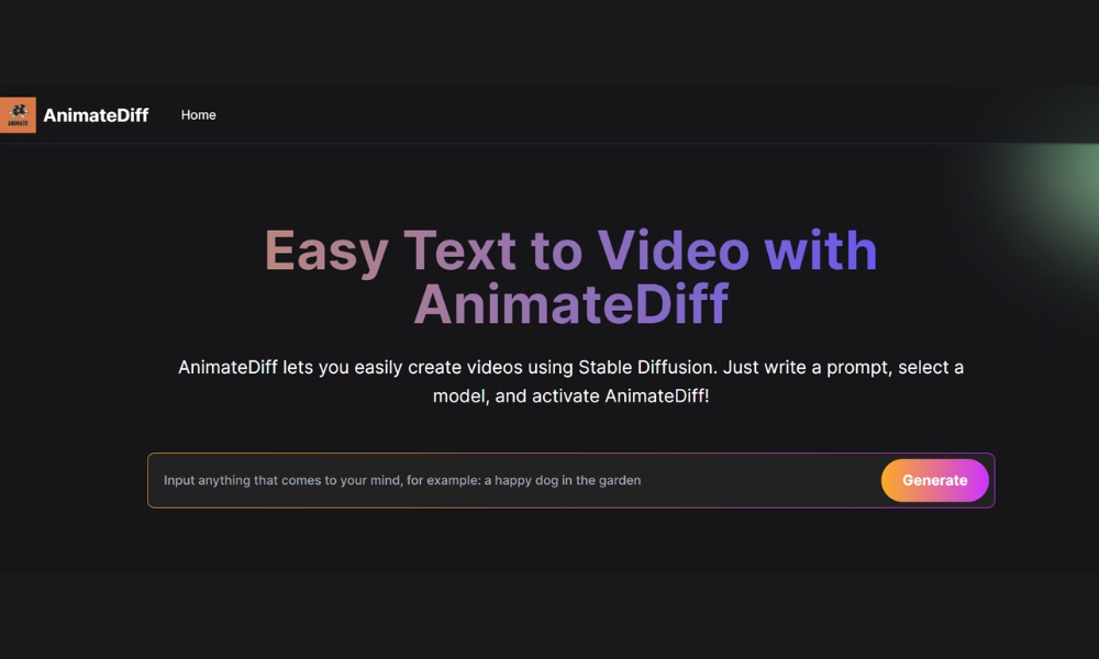 AnimateDiff：テキストや画像から簡単にアニメーションを作成できる中級者向けツール