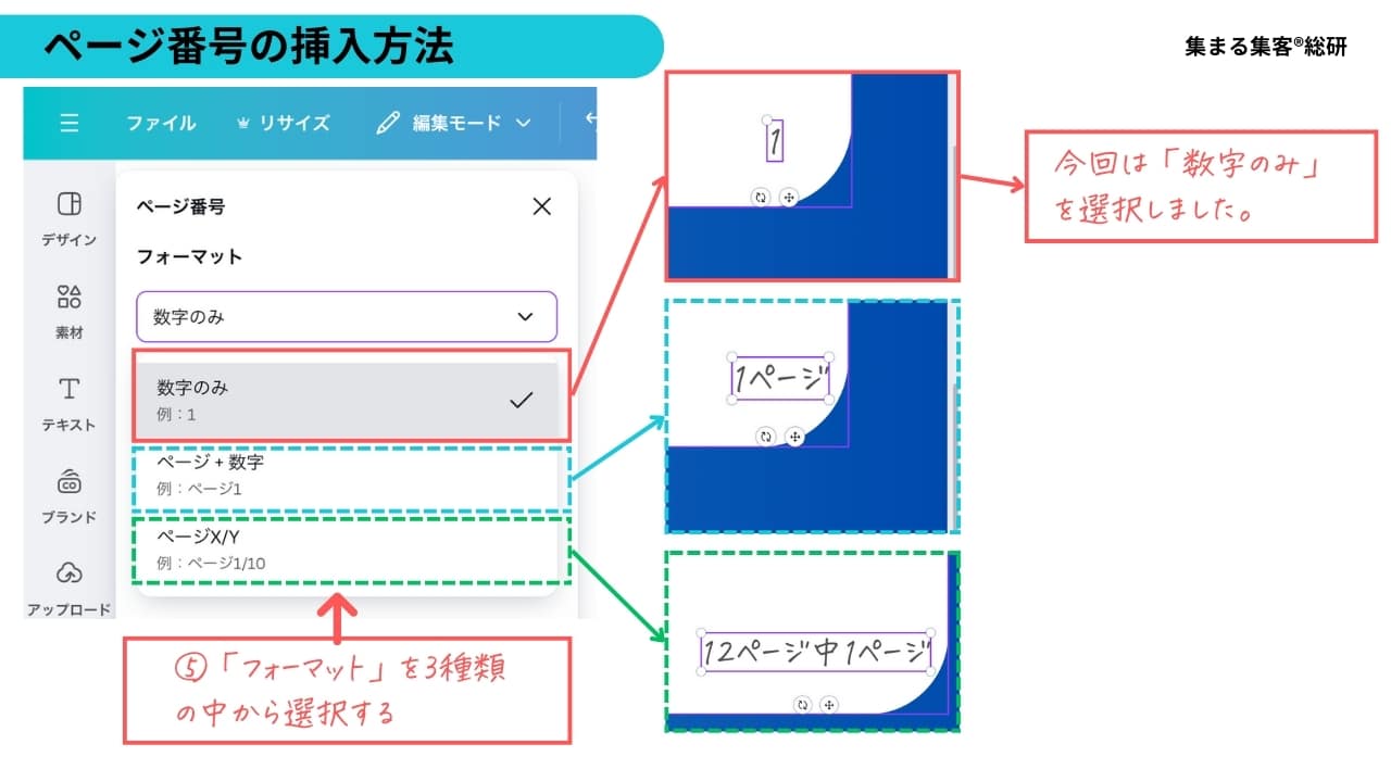 【2024年最新機能】Canvaページ番号自動挿入機能が登場！動的テキスト機能で簡単にページ番号を挿入しよう