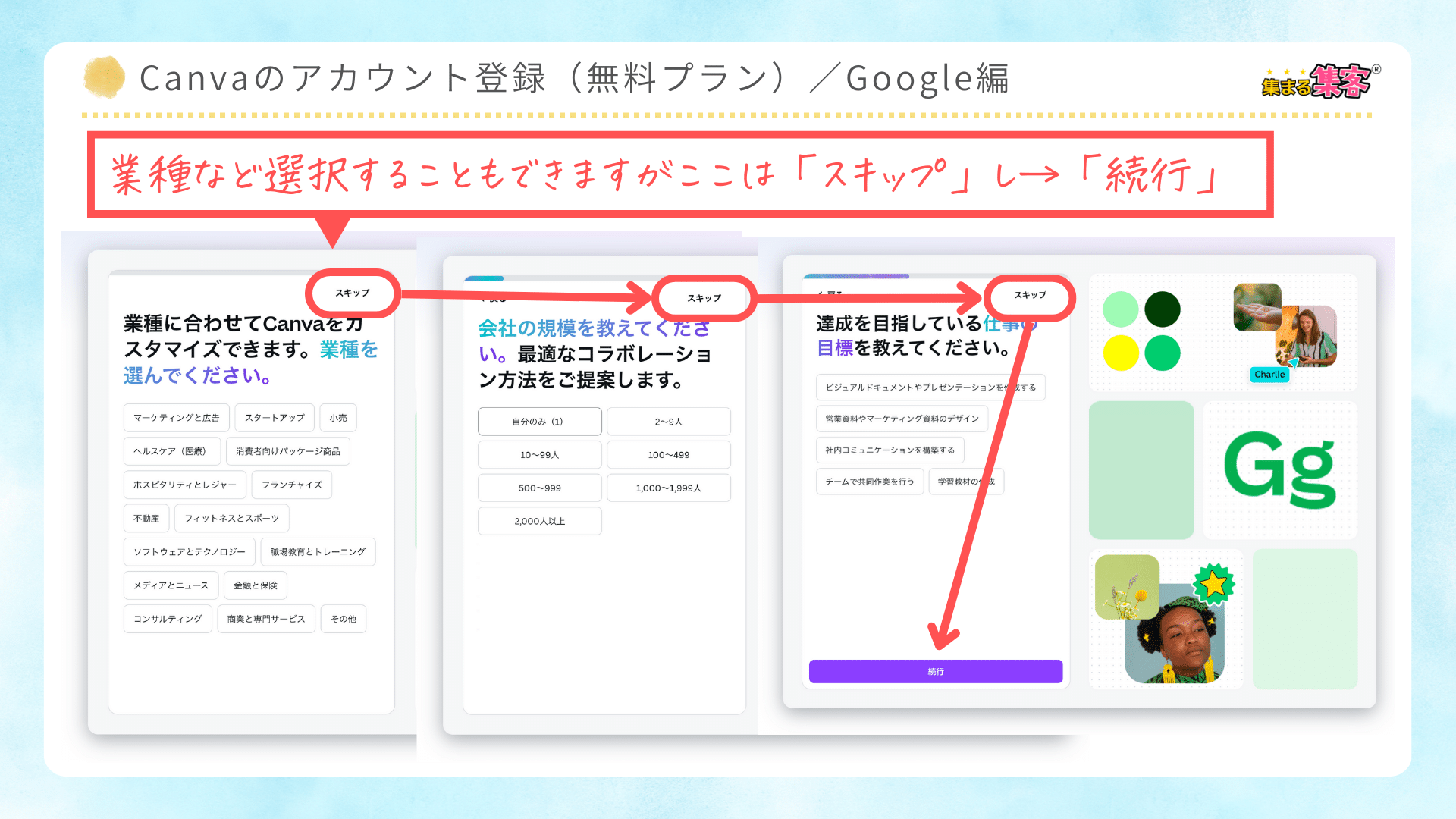 Canvaの無料アカウントを登録する方法｜googleで登録編｜初心者向け